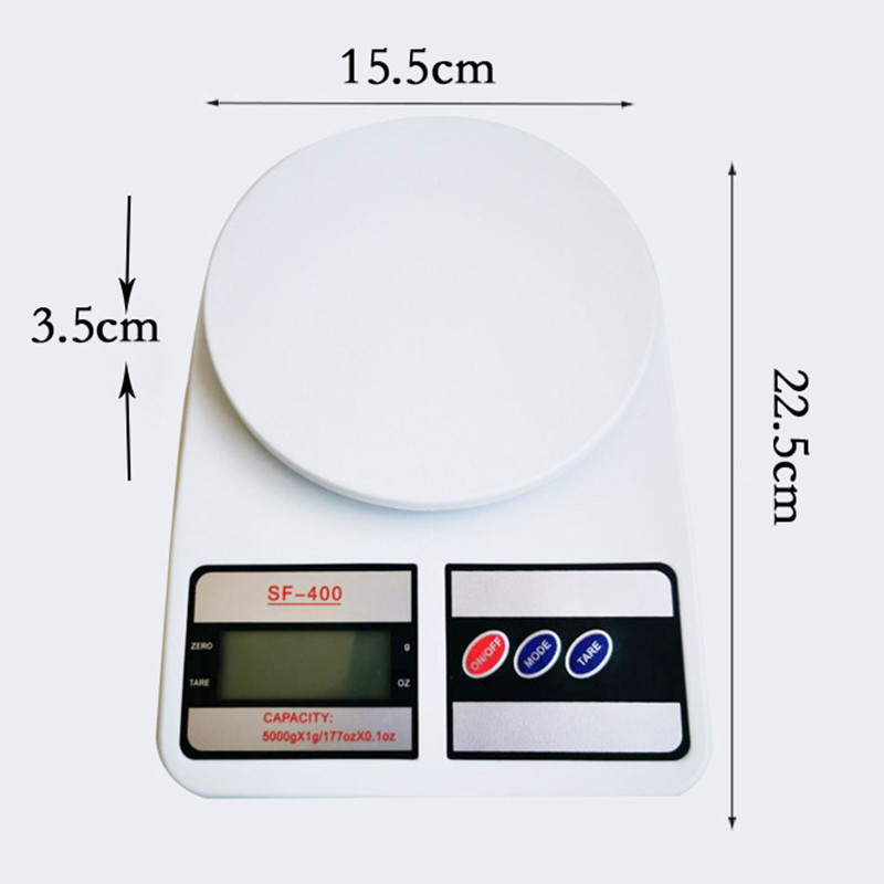 Nova elektronska digitalna kuhinjska vaga od 10 kg/1 g Precizna vaga za hranu s LCD zaslonom za kuhinjski ured CLA88