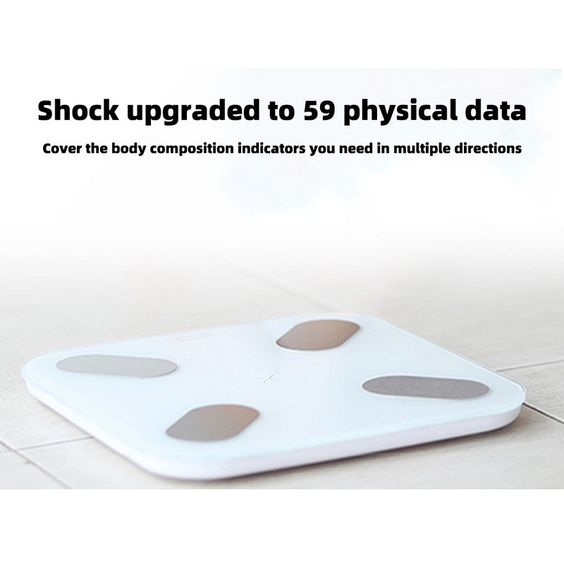 Pieaugušajiem paredzētais digitālais displejs LED ekrāns viedie ķermeņa svari mājas dzīvoklis kvadrātveida rūdīta stikla tauku svēršanas ierīce bezvadu svari
