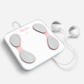 Astoņu elektrodu ķermeņa tauku svari, viedie USB uzlādes LED ekrāna displejs digitālie Bluetooth svari