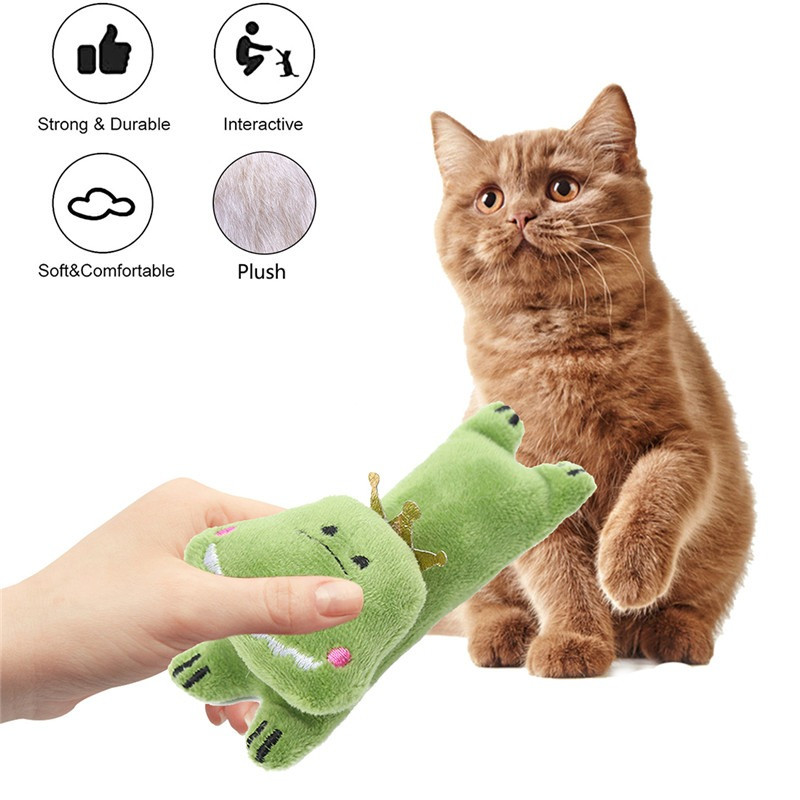 Αστεία παιχνίδια για γάτες Τρίξιμο δόντια Catnip Διαδραστικό βελούδινο παιχνίδι κατοικίδιο γατάκι που μασάει φωνητικά παιχνίδια νύχια Thumb Bite μέντα για γάτες καυτό
