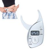 Digitālā LCD displeja tauku suporta skava Ķermeņa tauku mērīšanas testēšanas suports sebuma mērītājs svara zaudēšanas tests tauku biezuma suports