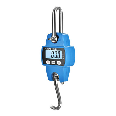 Inžinerinės plastikinės skaitmeninės pakabinamos svarstyklės rankinės 300 kg mini kranų svarstyklės su kabliu, skirtos medžioklei lauke