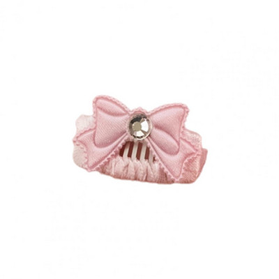 Kucēnu matu sprādze Rhinestone Decor Pretizbalējis kaķu suns Matu sprādze, kas novērš izbalēšanu Pet Barrette Apburoša mājdzīvnieku galvassega ikdienas valkāšanai