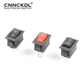 10 tk/partii KCD11 3 kontaktiga 10x15 mm sisselükatav nupplüliti 3A/250V mini SPST 2/3 asendiga paadi klahvlülitid