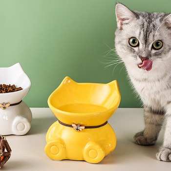 Αξεσουάρ φαγητού για γάτες με νερό με τροφή ανυψωμένου κατοικίδιου ζώου Τροφοδότες κατανάλωσης φαγητού σκύλους χωρίς ολίσθηση Αξεσουάρ κατανάλωσης κατανάλωσης