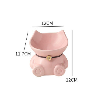 Paaugstināta kaķa barība Ūdens trauki Pacelti mājdzīvnieki Dzeramais Ēšana Barotāji Suņi Neslīd Dzera Ēšanas piederumi