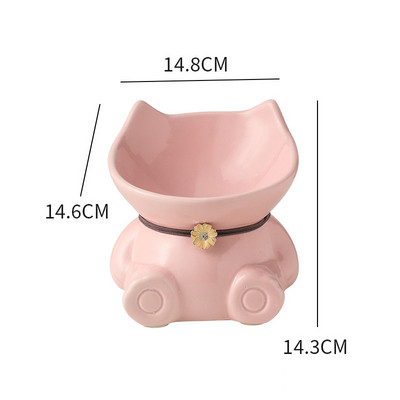 Paaugstināta kaķa barība Ūdens trauki Pacelti mājdzīvnieki Dzeramais Ēšana Barotāji Suņi Neslīd Dzera Ēšanas piederumi