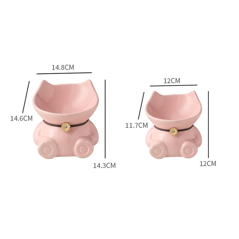 Paaugstināta kaķa barība Ūdens trauki Pacelti mājdzīvnieki Dzeramais Ēšana Barotāji Suņi Neslīd Dzera Ēšanas piederumi