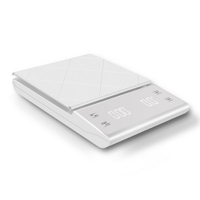 Lintolyard kuhinjska vaga za kavu Ručno pranje Višenamjenska elektronička digitalna velika LED vaga s timerom Maksimalni kapacitet 3 kg