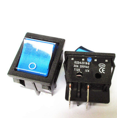 KCD4 Spetsiaalne keevitusmasinale 30A 250V kõrge vool 22*29 punane vask klahv toitelüliti 4Pin nupp elektritarvikud