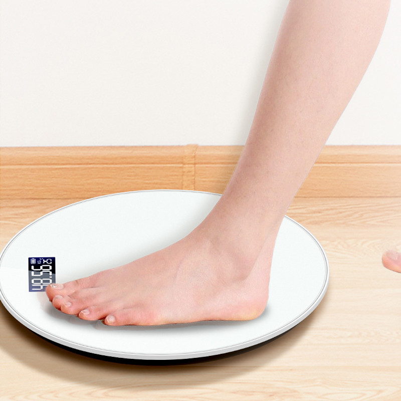 Svars Viedi veselības svari vienkrāsu mājsaimniecības precizitāte svara mērīšanai viedie elektroniskie svari LED digitālie proable mājas