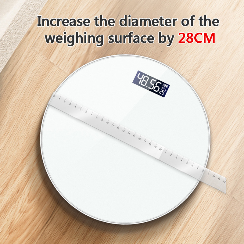 Svars Viedi veselības svari vienkrāsu mājsaimniecības precizitāte svara mērīšanai viedie elektroniskie svari LED digitālie proable mājas