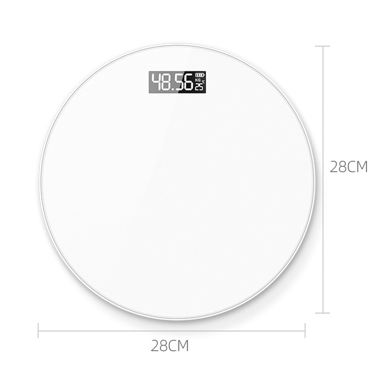 Svars Viedi veselības svari vienkrāsu mājsaimniecības precizitāte svara mērīšanai viedie elektroniskie svari LED digitālie proable mājas
