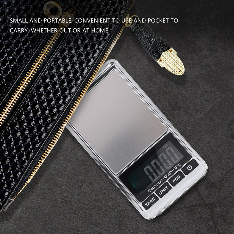 Mini elektrooniline digitaalne nutikas kaalukaalu LCD ehete taskugrammi kaalukaal