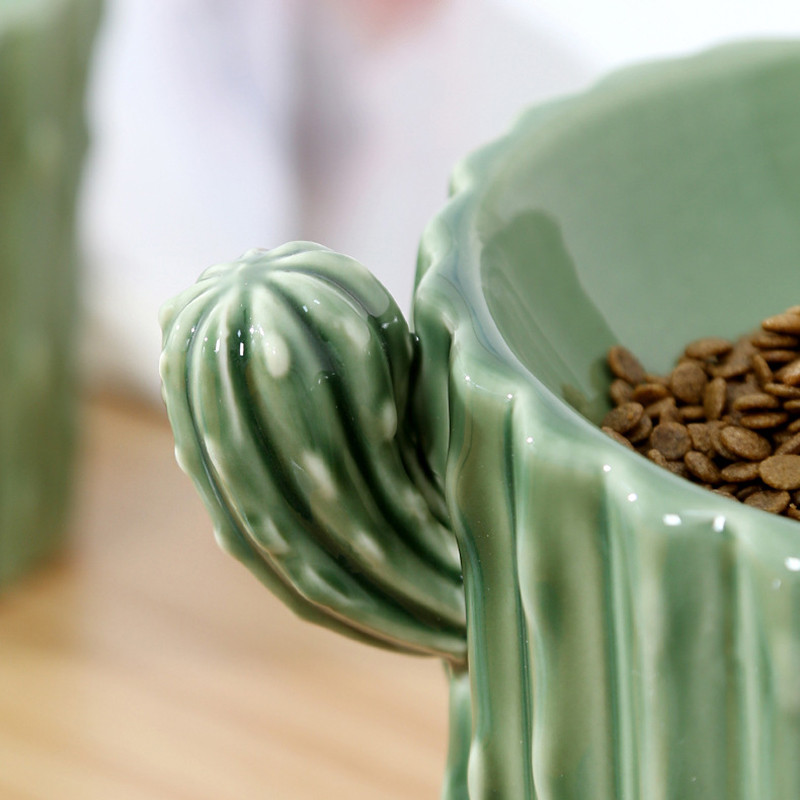 Keramička zdjelica za pse Povišena hrana za kućne ljubimce Hranilice za vodu Hranilice za mačke Neklizajuća zaštita Cervikalni visoki umivaonik za noge Štene Piće Zdjele za jelo