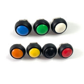 7Gb PBS-33b 2Pin Mini Switch 12mm 12V 1A Ūdensizturīgs īslaicīgs Spiedpogas Slēdzis kopš atiestatīšanas Nebloķējas