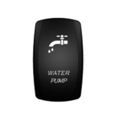 Autopaadi klahvlüliti 12V 24V surunupp veekindel meresõiduki lüliti 20A valgustusega riba SISSE VÄLJAS 5 kontaktiga ATV RV auto veokile