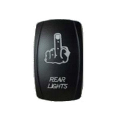 Autopaadi klahvlüliti 12V 24V surunupp veekindel meresõiduki lüliti 20A valgustusega riba SISSE VÄLJAS 5 kontaktiga ATV RV auto veokile