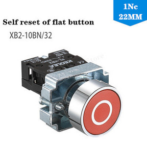 Prekidač s gumbom koji se samoresetira XB2 mala gljivasta glava Zaustavljanje u nuždi 22 mm gumb s tipkom Start Inching Power on XB2-BS542 XB2-BA31 XB2-BA42