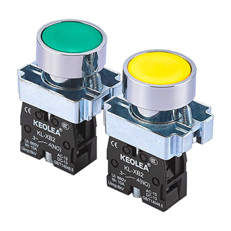 Prekidač s gumbom koji se samoresetira XB2 mala gljivasta glava Zaustavljanje u nuždi 22 mm gumb s tipkom Start Inching Power on XB2-BS542 XB2-BA31 XB2-BA42