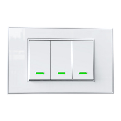 Milfra Wifi Switch IT Standard Wireless Smart Home Switches Modul automatizacije 1/2/3 Gang Tuya Smart Life App Glasovna kontrola