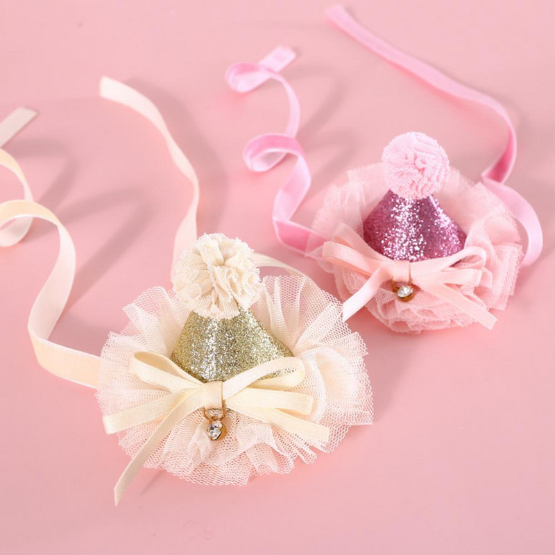 Pokrivala za glavu za kućne ljubimce Ultra-lagana kapa sa šljokicama za kućne ljubimce Šešir sa šljokicama za kućne ljubimce Dekoracija za pokrivala za glavu za kućne ljubimce