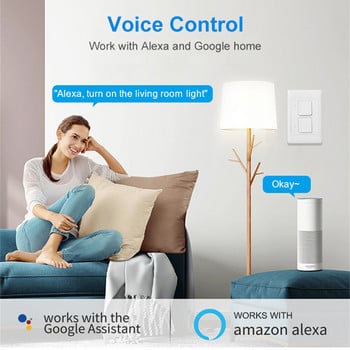 Tuya Zigbee Switch Smart Βραζιλία διακόπτες φωτιστικών τοίχου Απαιτείται ουδέτερο καλώδιο 1 2 3 Gang Voice Control Εργασία με Alexa Google Home