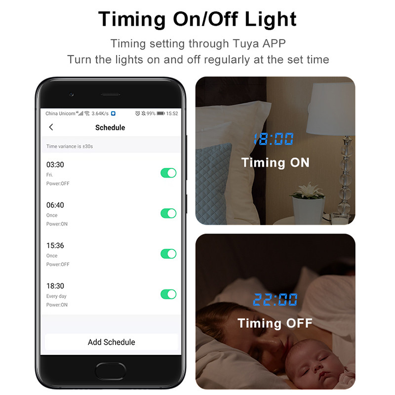 Milfra Tuya Smart WiFi Dimmer Switch US Wall LED Touch Switches Potrebna neutralna žica APP Glasovna kontrola putem Google Home Alexa