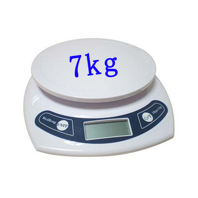 7kgs/1g Цифрова кухненска везна, LED електронна диетична измервателна маса за храна, Мини везна за готвене, работеща на батерии