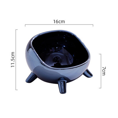 Keramička zdjelica za galvanizaciju mačaka Hrana za male pse Hranilice za vodu Svijetlo srebrne boje Kućni ljubimci Piju Jedu Dodaci za hranjenje