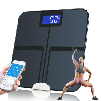 Electronic APP Control Body Weight Scale Fat Water Calorie Smart Digital Scale for Human Weight Health Beatroom Measure