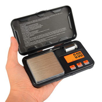 0,001g Ψηφιακή Ζυγαριά 50g 200g Φορητή Μίνι Ζυγαριά Precise Graduation Professional Pocket Scale Milligram Weight Calibration