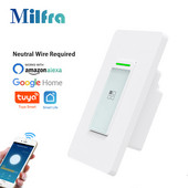 Tuya Wifi pametni zidni prekidač 3-smjerni američki prekidači za svjetlo DIY Smart Home LED žarulja Modul automatizacije Smart Life APP Glasovna kontrola