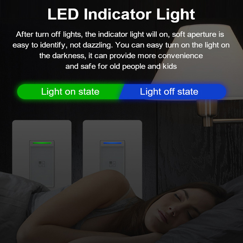 Tuya Wifi pametni zidni prekidač 3-smjerni američki prekidači za svjetlo DIY Smart Home LED žarulja Modul automatizacije Smart Life APP Glasovna kontrola