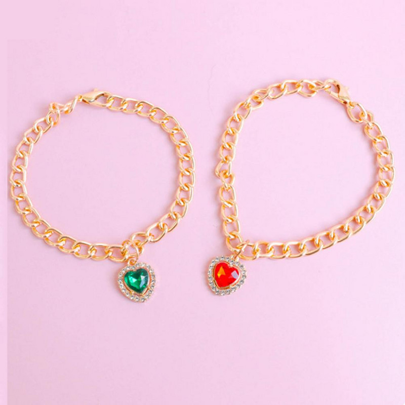 Pas Ogrlica Pas Mačić Galvanizirana Ogrlica Ljubavno srce Privjesak Nakit Dodaci Moda protiv blijeđenja za Valentinovo