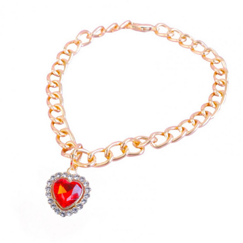 Pas Ogrlica Pas Mačić Galvanizirana Ogrlica Ljubavno srce Privjesak Nakit Dodaci Moda protiv blijeđenja za Valentinovo