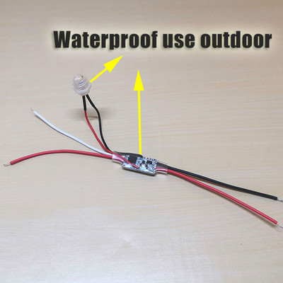 Valgusanduri lüliti Automaatne sisselülitamine Väljas Fotoelement Tänavavalgustuse lüliti DC 3,7 V 5 V 12 V 24 V 5 A Fotojuhtimine Fotolüliti andur