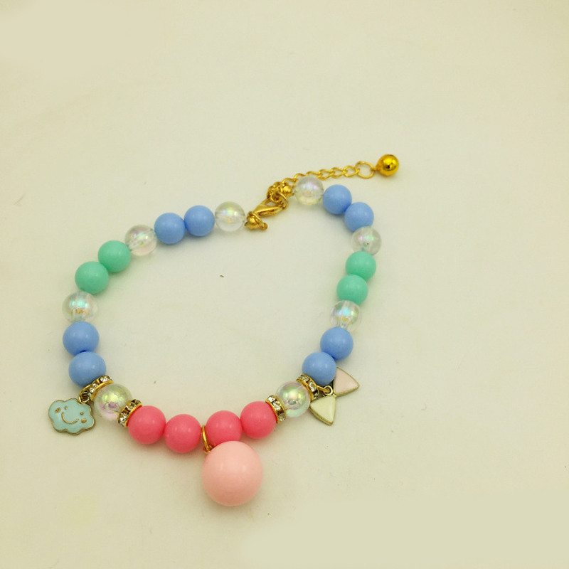 Ilus pärlitest kassikaelakee kivist ripatsid lemmiklooma kaelarihmad tarvikud ehted kaelakett koera kassile