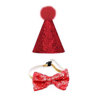 Karstā izpārdošana Jauki mājdzīvnieku kaķu tauriņi Svētku ballīte Suņu cepure dzimšanas diena Ziemassvētku Decora kaķu aksesuāri maziem suņiem Skaistumkopšanas produkti mājdzīvniekiem