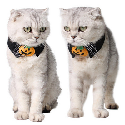 2020 Guler de pisică de Halloween Pumpkim Accesorii de vacanță pentru animale de companie Guler de câine de Halloween pentru câini Decoratiuni pentru petreceri pentru animale de companie