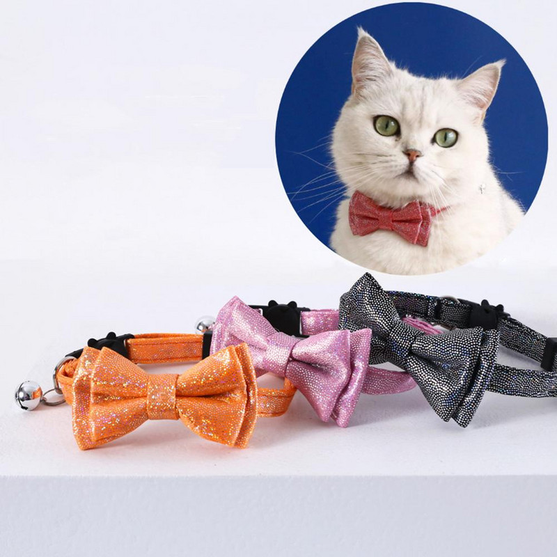 Dekor za mašnu za uklanjanje, ogrlica za kućne ljubimce, mačka, mini zvono, privjesak, šljokice, pseća traka za vrat, podesiva ogrlica za štene, traka za vrat, oprema za kućne ljubimce 2022.