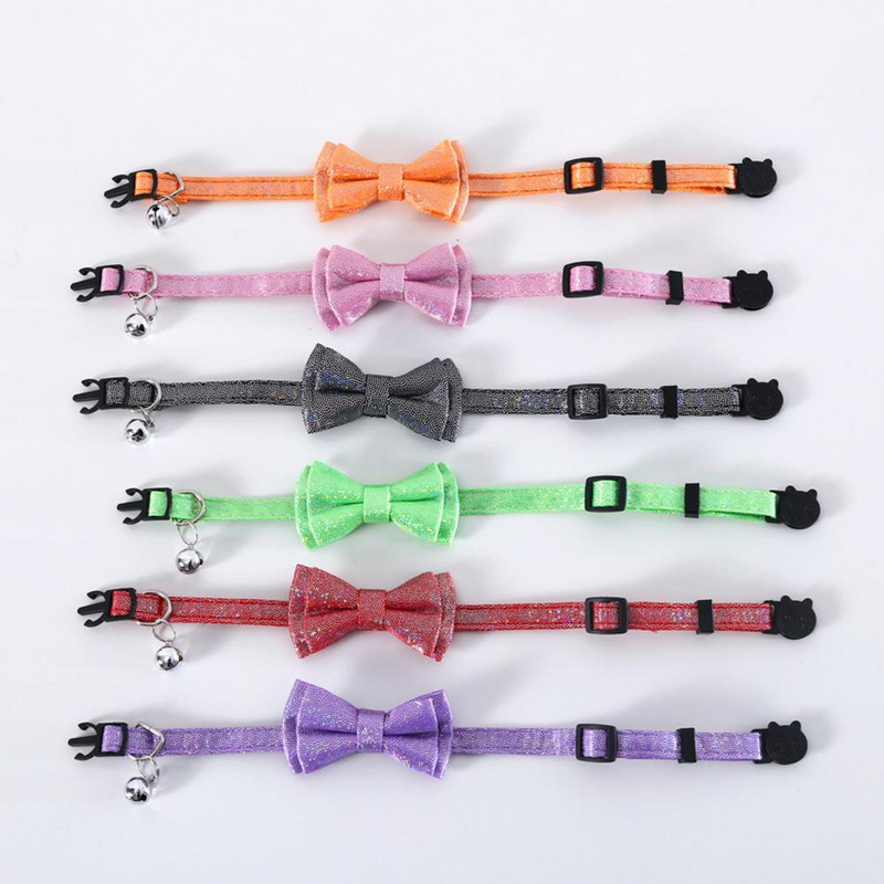 Dekor za mašnu za uklanjanje, ogrlica za kućne ljubimce, mačka, mini zvono, privjesak, šljokice, pseća traka za vrat, podesiva ogrlica za štene, traka za vrat, oprema za kućne ljubimce 2022.