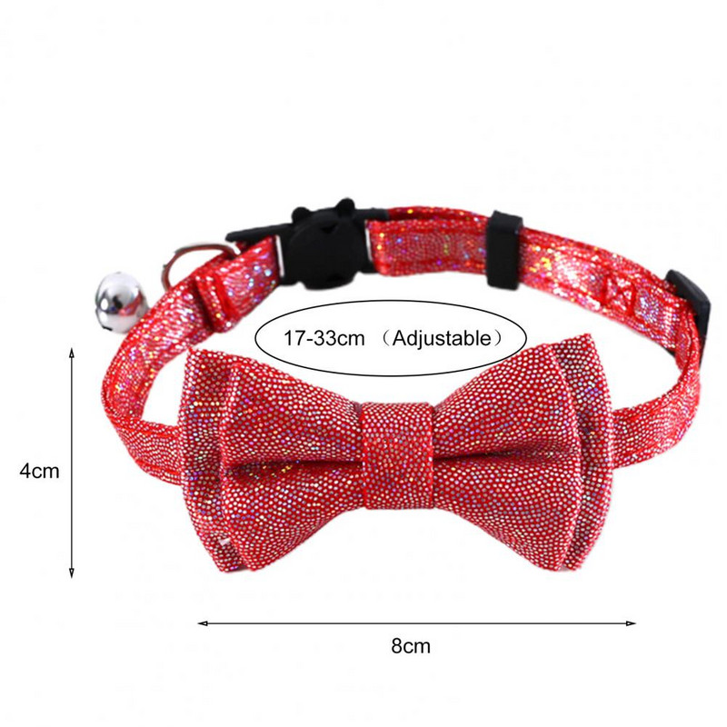 Dekor za mašnu za uklanjanje, ogrlica za kućne ljubimce, mačka, mini zvono, privjesak, šljokice, pseća traka za vrat, podesiva ogrlica za štene, traka za vrat, oprema za kućne ljubimce 2022.