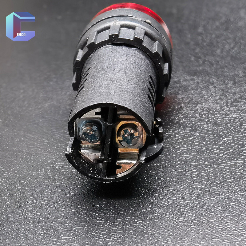 AD16-16SM 16 /22mm Zvučni signal upozorenja Trepereći crveni LED Isprekidani zvučni indikator alarma 12V 24V 110V AD16-22SM