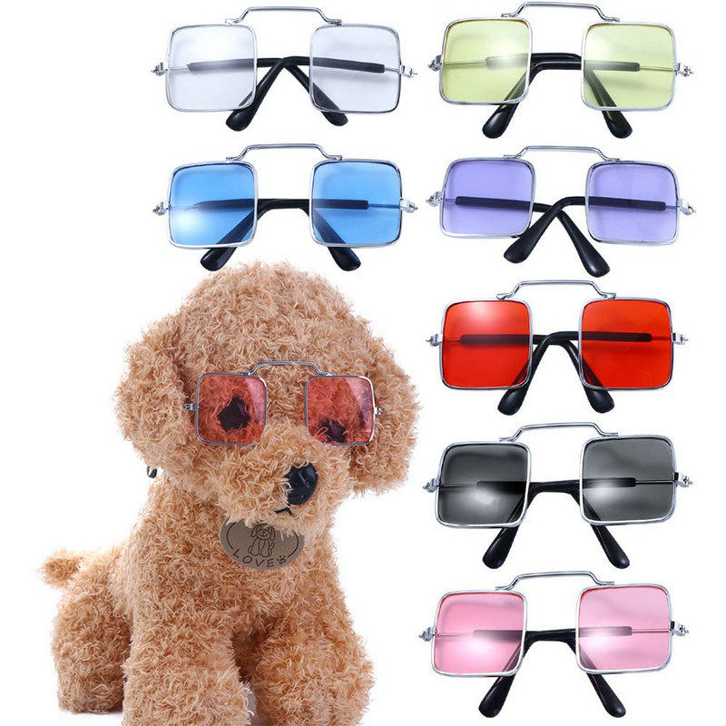 Nove četvrtaste naočale za proizvode za kućne ljubimce Sunčane naočale za pse Mačke Naočale Fotografije Rekviziti Oprema za kućne ljubimce Naočale za mačke Dodaci za igračke za mace