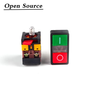 22mm/25mm/30mm APBB-22/AS22/PPBB-30 on/Off Start Stop Push Switch 10A/660V Self-reset/Momentary Light Switch