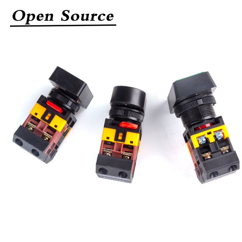 22mm/25mm/30mm APBB-22/AS22/PPBB-30 uključeno/isključeno Start Stop Tipkasti prekidač 10A/660V Samoresetiranje/Trenutni prekidač svjetla