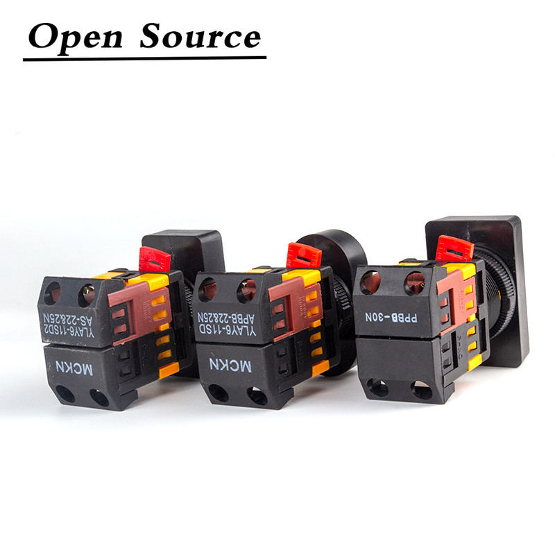 22mm/25mm/30mm APBB-22/AS22/PPBB-30 uključeno/isključeno Start Stop Tipkasti prekidač 10A/660V Samoresetiranje/Trenutni prekidač svjetla