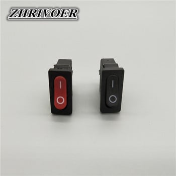 5 τεμ. 10x22mm KCD1-110 Μαύρος Super Thin Rocker Switch NO/OFF 2 Pin Small Instrument Switch Power