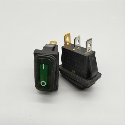 12V/220V LED svjetlo KCD3 Uključeno Isključeno Pravokutni dugi preklopni prekidač Vodootporan IP67 Poklopac Kontrolna ploča automobila 3PIN/2Pin